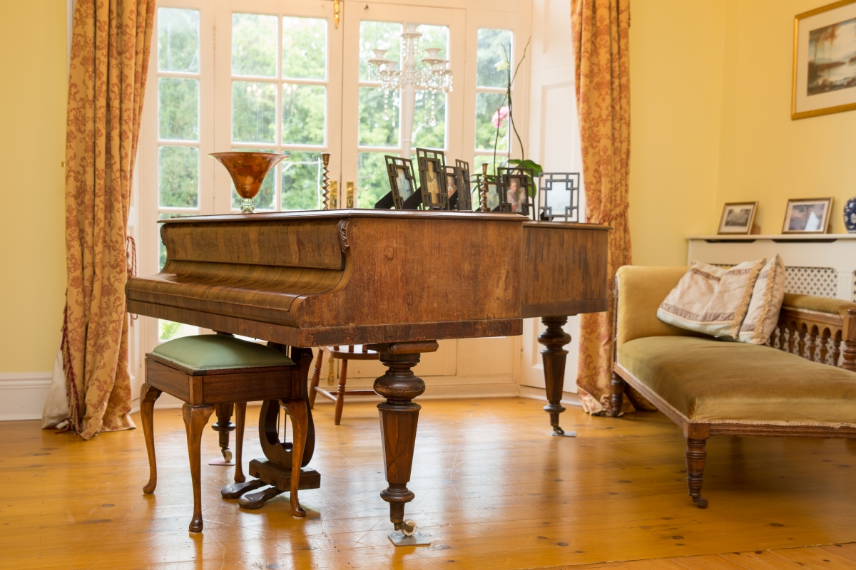 Feature antique piano